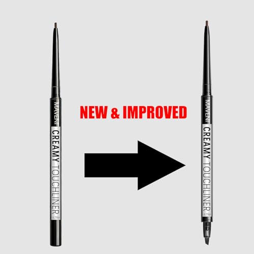 Waterproof Eyeliner Pencil - 24H Black Gel Liner with Precision Tip
