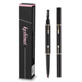 Waterproof Eyebrow Pencil 2 Pack with Brush - Dark Brown