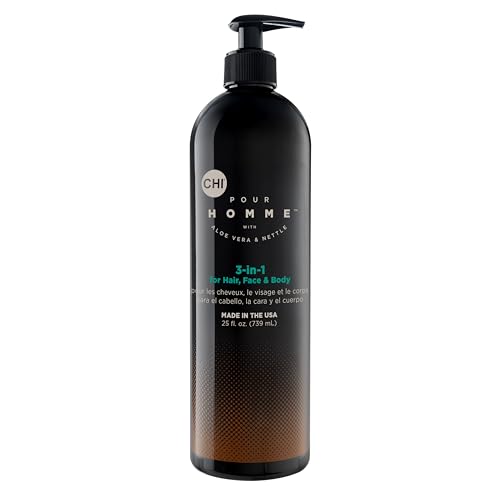 CHI Pour Homme 3-in-1 Men's Wash – Hair, Face & Body