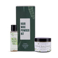 LuxePureva Herbal Hair Removal Kit (Herbal Wax Powder-3.52oz with Applicator Brush and Aloe Vera Gel 50ml)