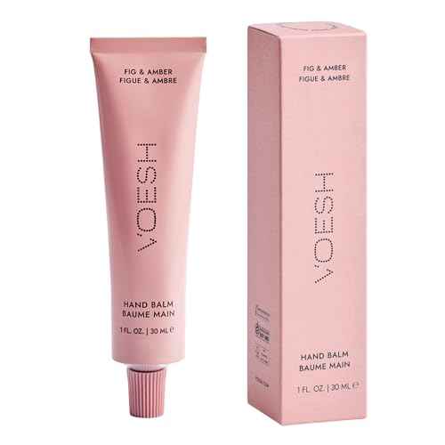 VOESH Vegan Hand Balm Fig & Amber 1 oz ? K-Beauty Korean Skincare Hand Cream for Dry Hands ? Non-Greasy Fast-Absorbing Moisturizer with Turmeric Mango Butter and Squalane ? Travel Size