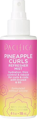 Pacifica Pineapple Curls Refresher Mist - Hydrating Curl Spray (4 fl oz)