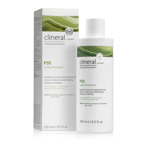 AHAVA Clineral Pso Scalp Cream Mask - Rich, creamy scalp mask to reduce irritations & dryness, hydrates & nourishes the hair & scalp, with Osmoter, Dead Sea Mud, Hippophae & Grapefruit Oil, 6.8 Fl.Oz