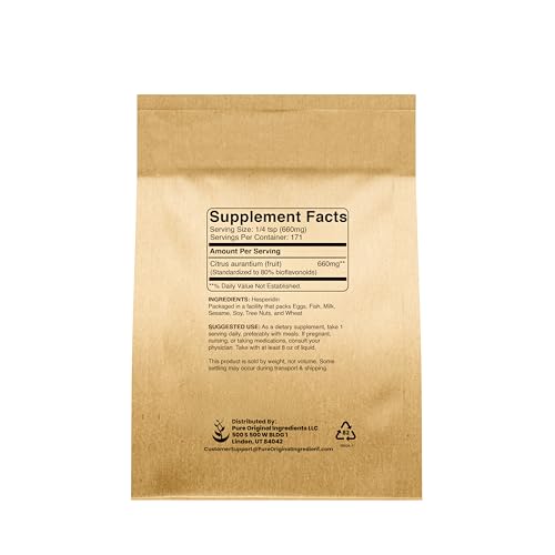 Hesperidin Powder 4 oz - Pure Citrus Bioflavonoid Supplement
