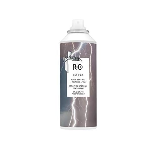 R+Co ZIG ZAG Root Teasing + Texture Spray ? Volumizing Root Lift Spray, Adds Texture & Hold, All Hair Types