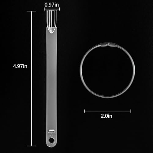 Nail Color Swatches Sticks with Ring, 50Pcs Clear Fan Shape Nail Art Polish Display Tips with Number Stickers False Nail Sample Sticks, Transparent nail Practice-Tips for Manicure