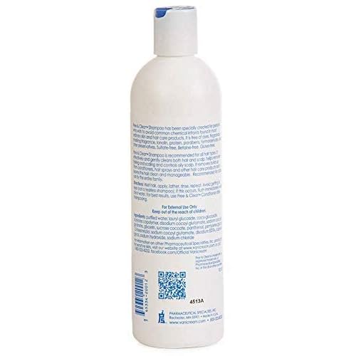Vanicream, Free and Clear Shampoo, Conditioner and Body Wash Set, For Sensitive Skin, Fragrance and Paraben Free - 12 Ounce