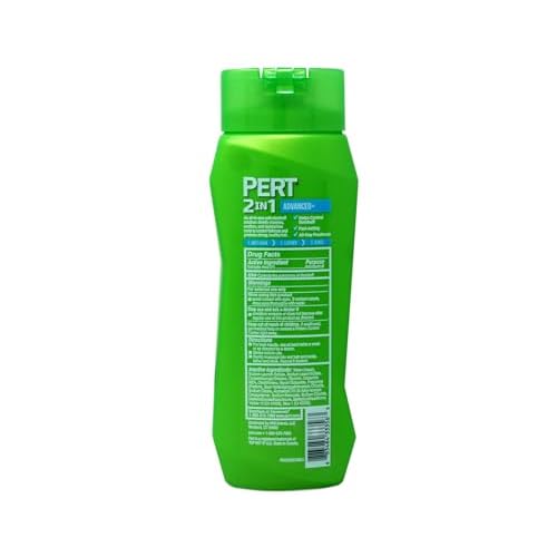 Pert Plus 2 in 1 Shampoo + Conditioner Dandruff Control 13.5 Fl Oz / 400 Ml (Pack of 3)