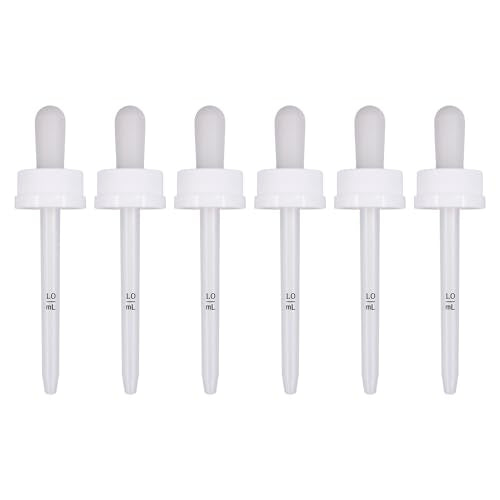 6-Pack 1.0ml Minoxidil Dropper Pipettes with Graduations