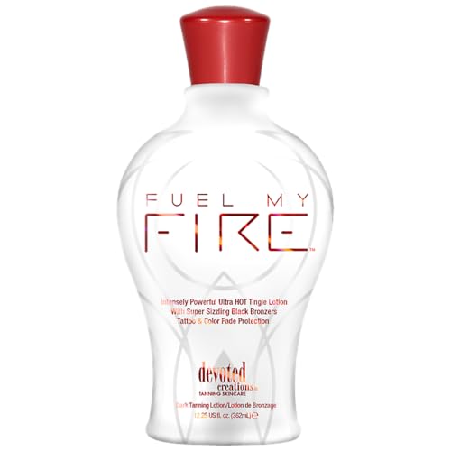 Fuel My Fire Black Bronzing Lotion 12.25oz - Super Dark Tanning