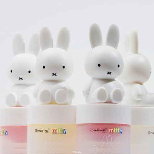 The Cr?me Shop Miffy Tinted Lip Balm with adorable Miffy cap, with Hyaluronic Acid and Murumuru to moisturize, soften and visibly improve chapped or dry lips - Magnificent Marchmallow