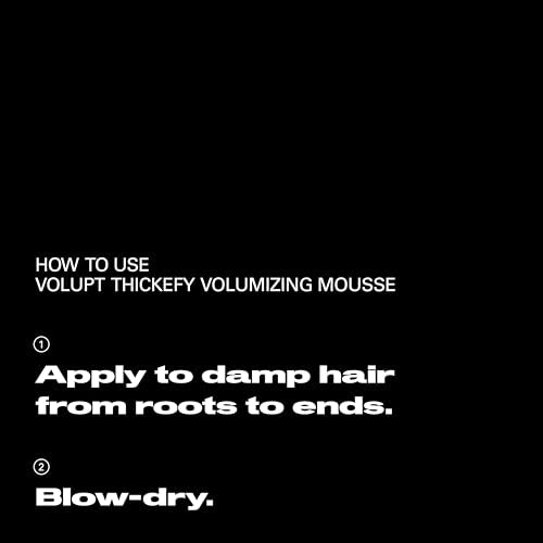 Sebastian Volupt Thickefy Volumizing Mousse | Fine Hair