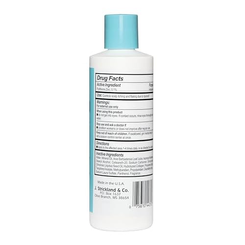 Sulfur 8 Medicated Anti-Dandruff Oil Moisturizing Hair Lotion for Dry Scalp Relief, Lightweight Daily Scalp Treatment & Itch Control, 8 Fl Oz