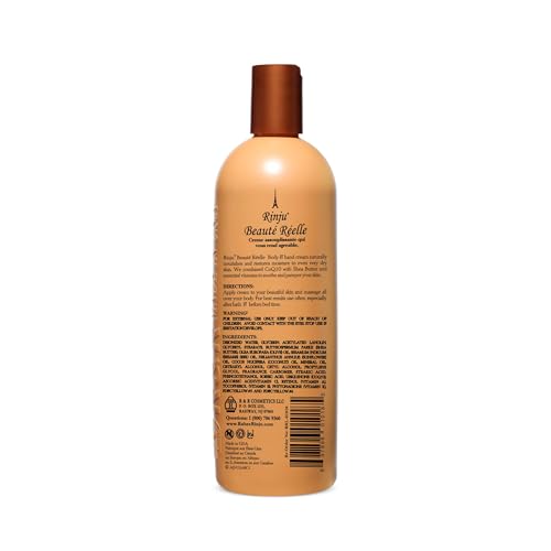 Rubee, Pierre La Touche & Rinju Beaute Reelle Lotion 16 oz. (Set of 3) with a Rinju Lotion 2oz Rinju Shea Butter Lotion Bottle
