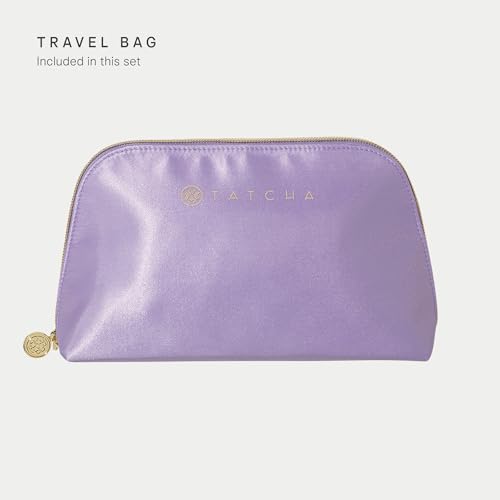 Tatcha Travel Essentials Set - Mini Skincare Kit with Cleanser, Moisturizer & Lip Mask