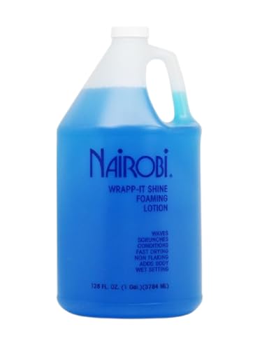Wrapp-It Shine Foaming Lotion 128 oz - Heat Protectant & Shine