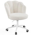 Velvet Makeup Vanity Chair with Wheels & Adjustable Height