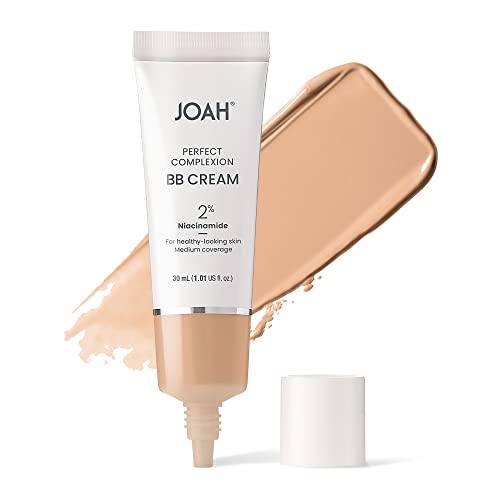 JOAH Perfect Complexion BB Cream - Medium Coverage, Hyaluronic Acid