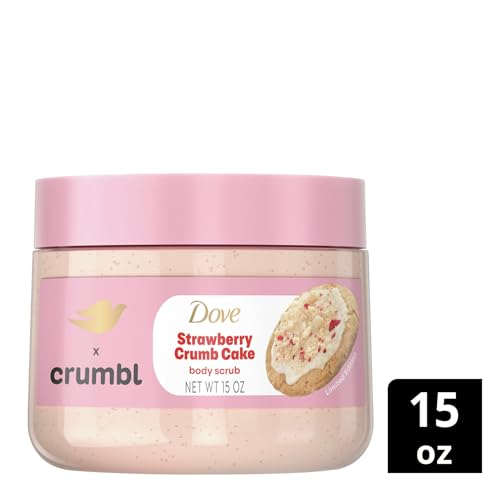 Dove Crumbl Strawberry Body Wash & Scrub Combo 35oz