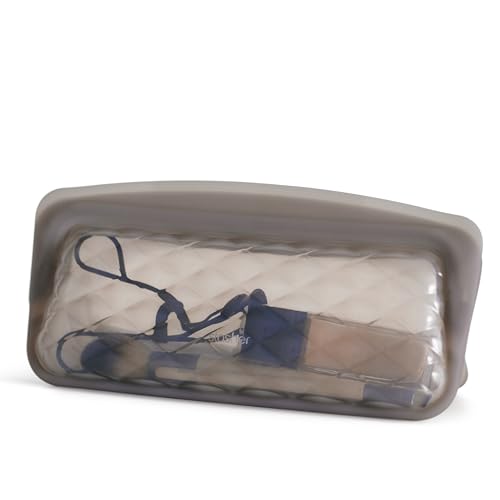 Stasher Silicone Reusable Makeup Bag, Travel Essentials