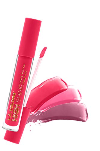 L.A. COLORS High Shine Lip Gloss with Shea Butter, Pack of 2