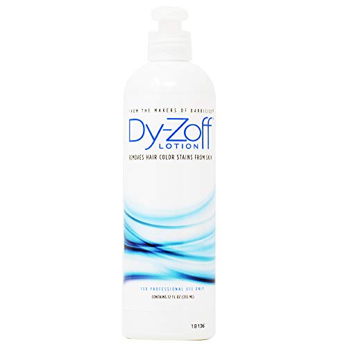Dy-Zoff Hair Color Stain Remover Lotion 12oz with 80 Pads - Hair Color Removal