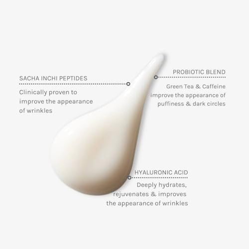 Evolve Organic Beauty - 360 Eye + Lip Contour Cream | Invigorate, Protect, Rejuvenate | Green Tea, Pomegranate | Small-Batch, Vegan Clean Beauty (0.45 oz | 15 mL) Packaging May Vary
