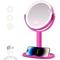 MIYADIVA 20X Magnifying Makeup Mirror with Lights - Dual Sided