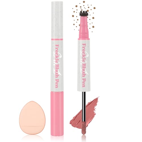2-in-1 Freckle Pen & Liquid Blush - Waterproof Face Makeup
