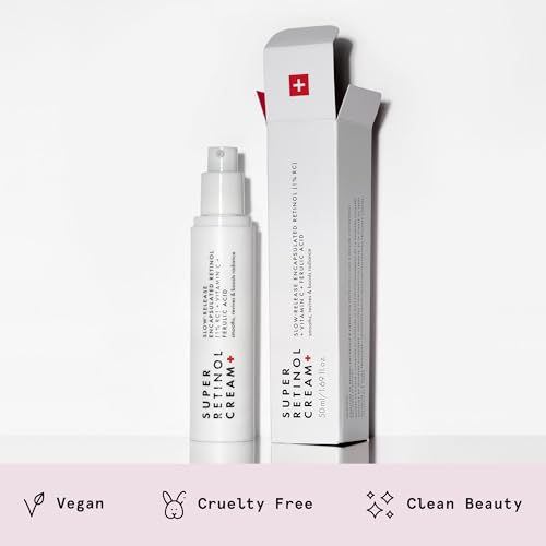 Beauty Pie Super Retinol (+ Vitamin C) Night Renewal Moisturiser ? 1% Retinol Complex with Vitamin C, E, Ferulic Acid & Shea for Overnight Renewal