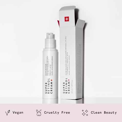 Beauty Pie Super Retinol (+ Vitamin C) Night Renewal Moisturiser ? 1% Retinol Complex with Vitamin C, E, Ferulic Acid & Shea for Overnight Renewal