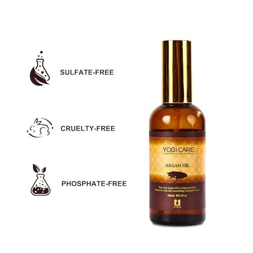 Moroccan Argan Oil Hair Treatment - Anti-Frizz & Repair, 3.4oz