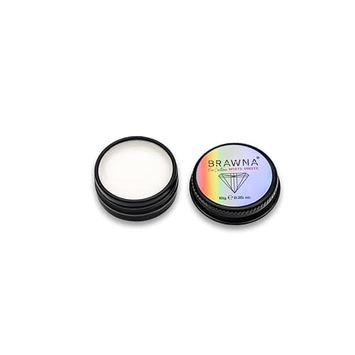 Brawna Pro Contour White Mapping Paste for Brow and Lip Measuring - White Concealer for PMU, Eyebrow Henna, Lamination, Tint
