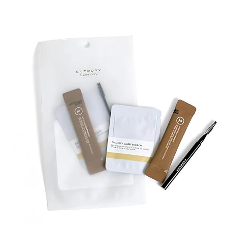 One-Use Brow Bleach Kit for Sensitive Skin - Fast Lightening, All Hair Colors