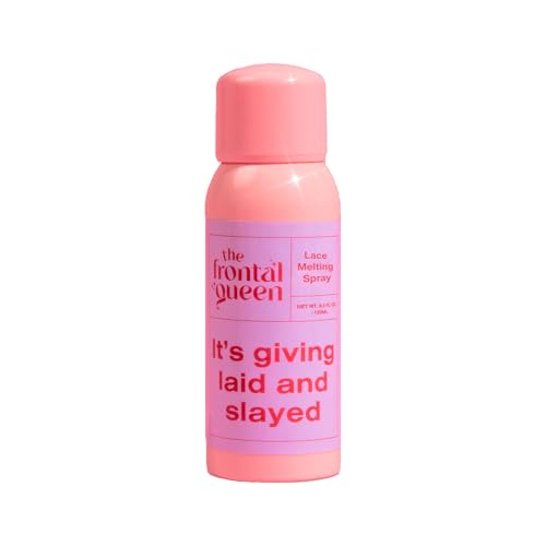 The Frontal Queen Lace Melting Spray - Strong Hold Adhesive for Lace Wigs, No Residue, Water-Resistant, 4.2 oz
