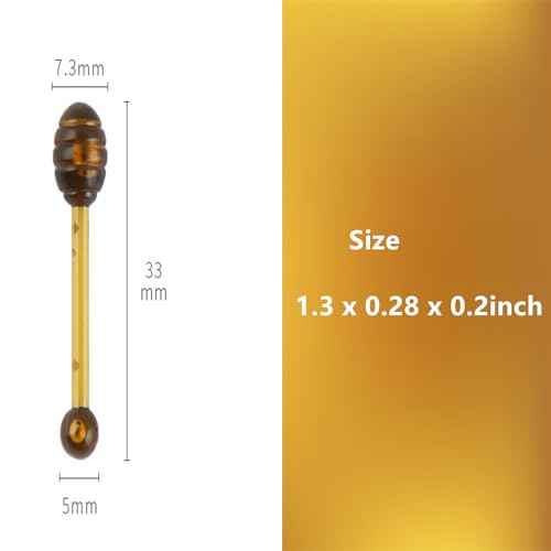 Lip Applicators Stick Lip Balm Applicator with Small White Box Plastics Lip Brush Stick Lip Mask Applicator Lip Balm Honey Jar (30)