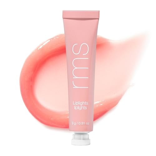 RMS Beauty Liplights Cream Lip Gloss - Hydrating Tinted Balm 0.3 oz