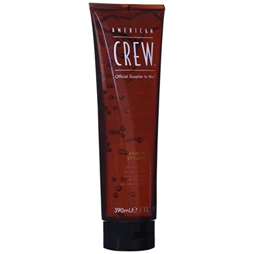 American Crew Men's Hair Gel, Firm Hold, Non-Flaking Styling Product, 13.1 fl oz (Pack of 2)