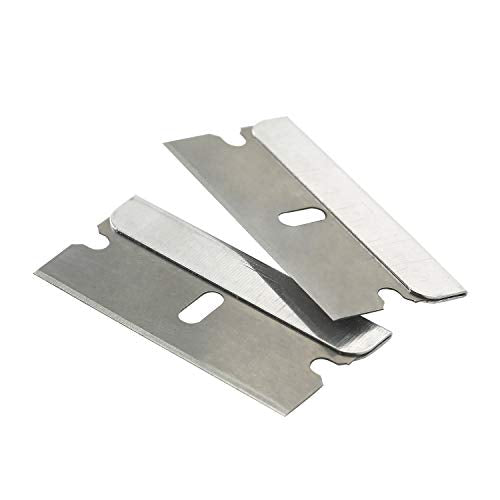 Bates- Single Edge Razor Blades, 800 Pack, Silver, Carbon Steel Razor Blades Single Edge Blades