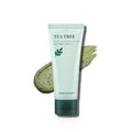 Papa Recipe Tea Tree Control Mud Cream Mask ? Bentonite & Kaolin Clay Face Mask, Deep Pore Purifying & Soothing Care, Gentle Exfoliating Korean Mud Mask for Sensitive & Acne-Prone Skin