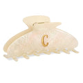 SYGY Initial-C Claw Clips - Personalized Acrylic Hair Clips for Women, 3.93in