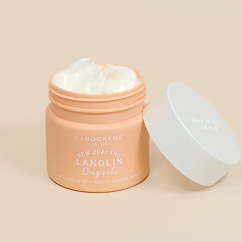 Lanocreme New Zealand Lanolin Face Cream with Active Manuka Honey 100g ( Pack of 3)
