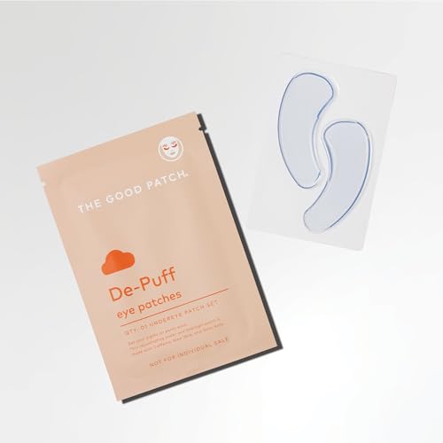 The Good Patch De-Puff Cooling Hydrogel Under Eye Patches for Puffy Eyes and Under Eye Bags