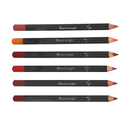12Pcs Lip Liner Contour Pencil, Lip Liner Contour Pencil Matte Lipstick Set for Beauty Lovers Lipstick Pencil Makeup Tool Set Lip Contour Pencil Matte Lipstic