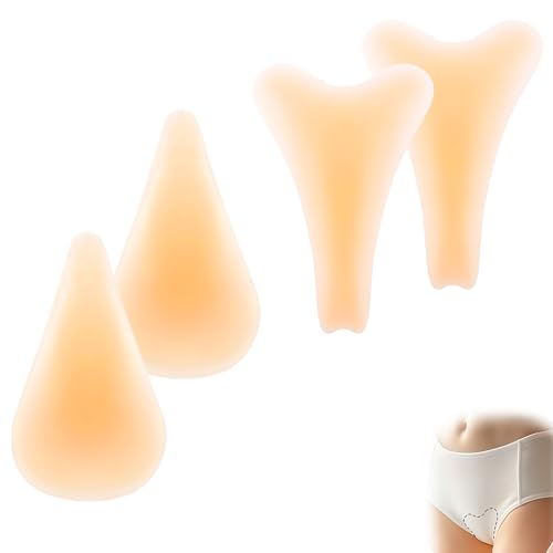 Camel Toe Concealer Silicone Covers for Women - 4 Pack Swimsuit Shaping Pads
