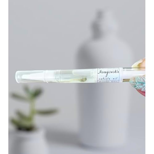 Honeysuckle Cuticle Oil Trio (CLEAN BEAUTY AWARD WINNER) Professional Manicure and Pedicure Set- Nourishes, Strengthens, Protects (Pack of 3)