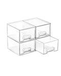 Vtopmart 4 Pack Stackable Acrylic Storage Drawers