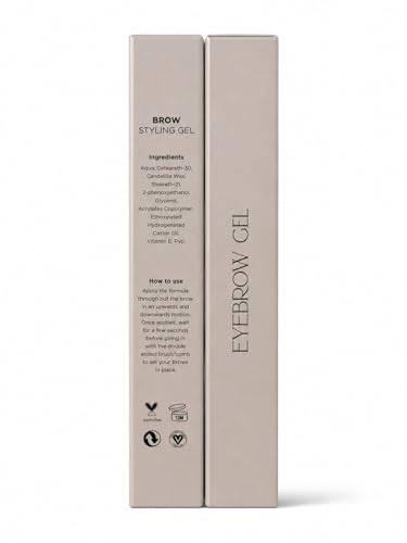 Eyebrow Gel with Vitamin E & Castor Oil - Long Lasting Brow Styling