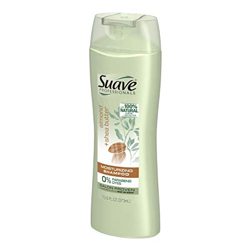 Suave Professionals Moisturizing Shampoo, Almond + Shea Butter, 12.6 oz