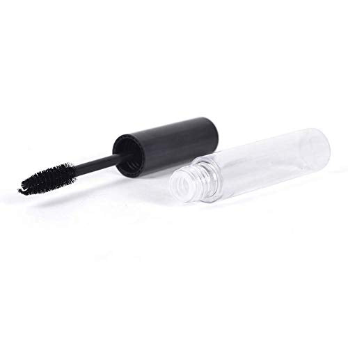 5pcs 10ml Empty Mascara Tube with Eyelash Wand, Eyelash Cream Container Bottle with Funnels Transfer Pipettes